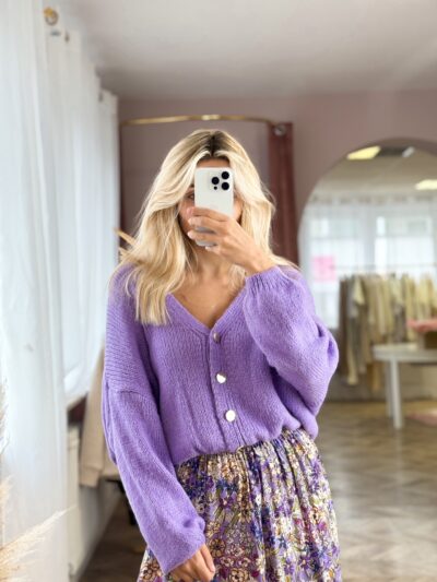 SWETER MONICA FIOLETOWY