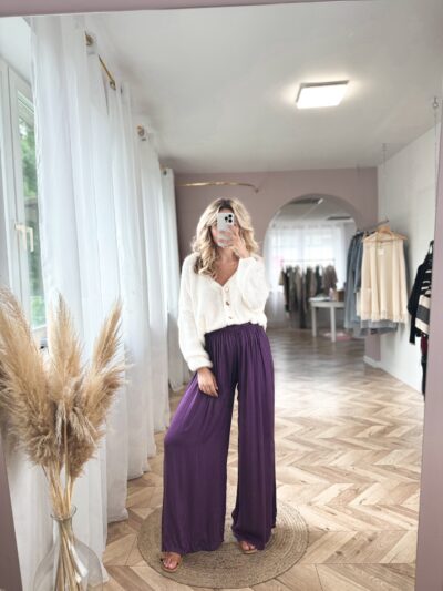 SPODNIE MOMO - ŚLIWKOWE